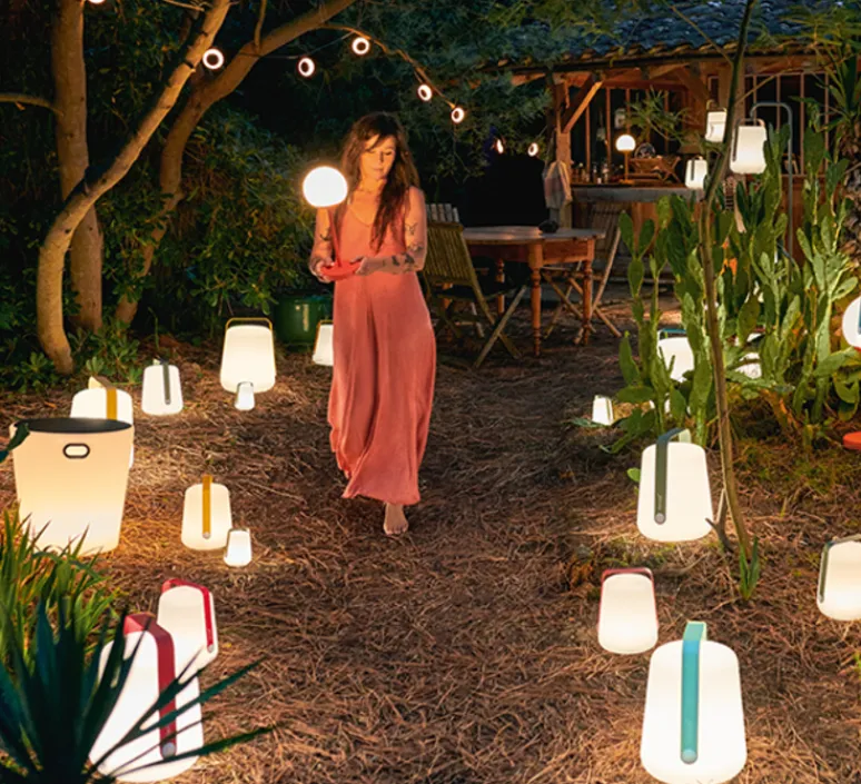 Enfants*Fermob Objet lumineux, INOUI TABOURET LUMINEUX, BLUETOOTH, , 0LED, 3000-6000K, 250lm, L42cm, H44cm - cactus