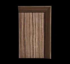 Panneau simple pour tête de lit, Wallwood, biais, noyer, L40cm, H120cm - Studio gazelles editions