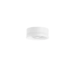 Plafonnier & Spot*Panzeri Plafonnier, 432 Ways, terracotta, collerette blanche, IP40, LED, dim, 2700K, 753 lm, Ø6cm, H11cm - terracotta, colerette blanche