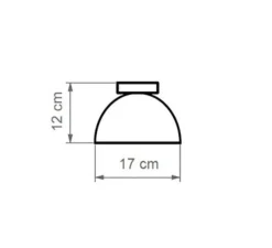 Plafonnier, Absis PL, petit, blanc, LED, 2700K, 420 lm, Ø17cm, H12cm - Luxcambra