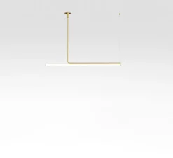 Suspension*Marset Plafonnier, Ambrosia 120, + 60cm, , LED, 2700K, 1500lm, L120cm, H86,6cm, driver triac - or mat