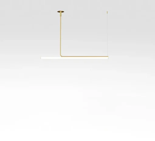 Suspension*Marset Plafonnier, Ambrosia 120, + 60cm, , LED, 2700K, 1500lm, L120cm, H86,6cm, driver triac - or mat