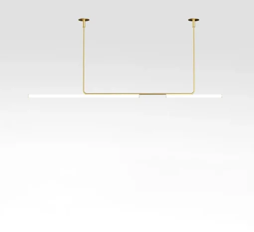 Plafonnier, Ambrosia 210, + 60cm, or mat, LED, 2700K, 2000lm, L210cm, H86,6cm - Marset