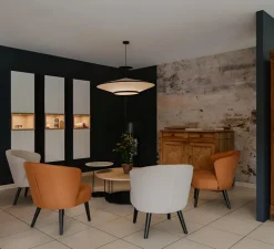 Plafonnier, Ambrosia 120, +60cm, noir, LED, 2700K, 1500lm, L120cm, H86,6cm - Marset