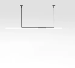 Plafonnier, Ambrosia 210, noir, LED, dim, 3000K, 3384 lm, L210cm, H26,6cm - Marset