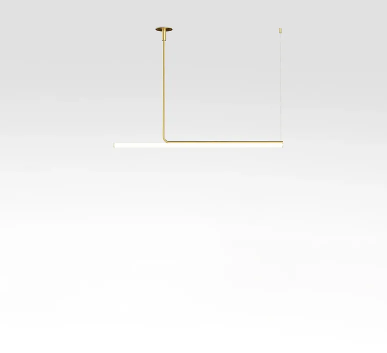 Plafonnier & Spot*Marset Plafonnier, Ambrosia 120, , LED, 3000K, 2256 lm, L120cm, H26,6cm - or mat