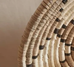 Plafonnier & Spot*Good&Mojo Plafonnier, Andros, , Ø45cm, H8cm - naturel, blanc