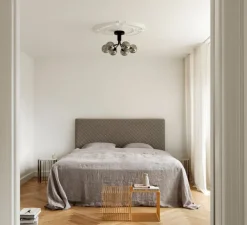 Plafonnier & Spot*Nuura Plafonnier, Apiales 6, transparent, L50cm, H29cm - noir satin, verre