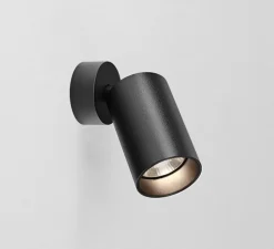 Plafonnier & Spot|Applique*ONOK Plafonnier, applique, Tab, , Ø6cm, H13,4cm - noir satiné