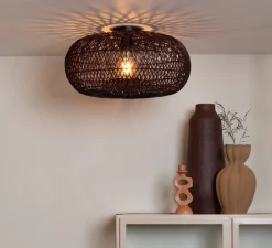 Plafonnier & Spot*Good&Mojo Plafonnier, Arizona, , L50cm, H36cm - burgundy