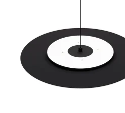 Plafonnier & Spot*Davide Groppi Plafonnier, Asintoto, , LED, dim, 2700K, 1435 lm, Ø40cm, H1cm - noir