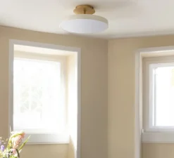 Plafonnier & Spot*Umage Plafonnier, Asteria UP, medium, , LED, dim, 3000K, 1100 lm, Ø43cm, H16,9cm - blanc perle