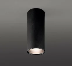 Plafonnier & Spot*Lodes Plafonnier, A-Tube mini, , Ø6cm, H14cm - noir mat