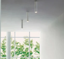 Plafonnier & Spot*Lodes Plafonnier, A-Tube small, , Ø6cm, H30cm - blanc mat