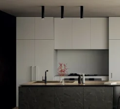 Plafonnier & Spot*Lodes Plafonnier, A-Tube small, , Ø6cm, H30cm - noir mat