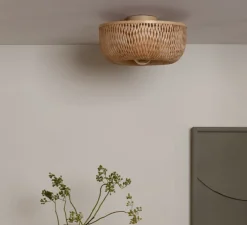 Plafonnier & Spot*Good&Mojo Plafonnier, Barbados, , Ø35cm, H17cm - naturel