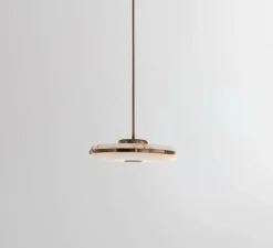 Plafonnier & Spot*Bert frank Plafonnier, Beran Large , , LED, dim, 2700K, 700 lm, Ø36cm, H6cm - laiton antique