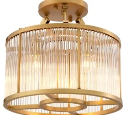 Plafonnier & Spot*Eichholtz Plafonnier, Bernardi S, , Ø45cm, H37,5cm - laiton