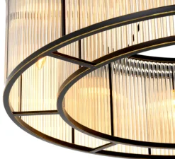 Plafonnier & Spot*Eichholtz Plafonnier, Bernardi XL, , Ø110cm, H60cm - bronze