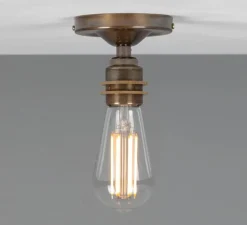 Plafonnier & Spot*Mullan Lighting Plafonnier, Bexter, , Ø10cm, H8,5cm - laiton antique