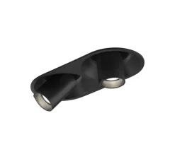 Plafonnier & Spot*Wever&Ducré Plafonnier, Bliek Round Petit 2.0, , LED, dim, 3000K, 1050 lm, L18,2cm, H10,3cm - noir