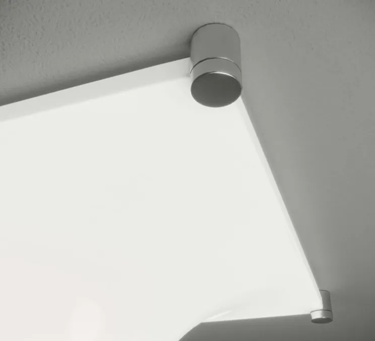 Plafonnier, Bolla, blanc, L50cm, H20cm - Martinelli Luce