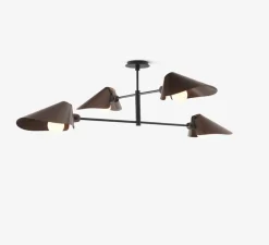 Plafonnier & Spot*Andtradition Plafonnier, Bonnet SC91, , Ø100cm, H40cm - bronze, noir