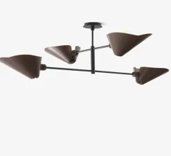 Plafonnier & Spot*Andtradition Plafonnier, Bonnet SC91, , Ø100cm, H40cm - bronze, noir