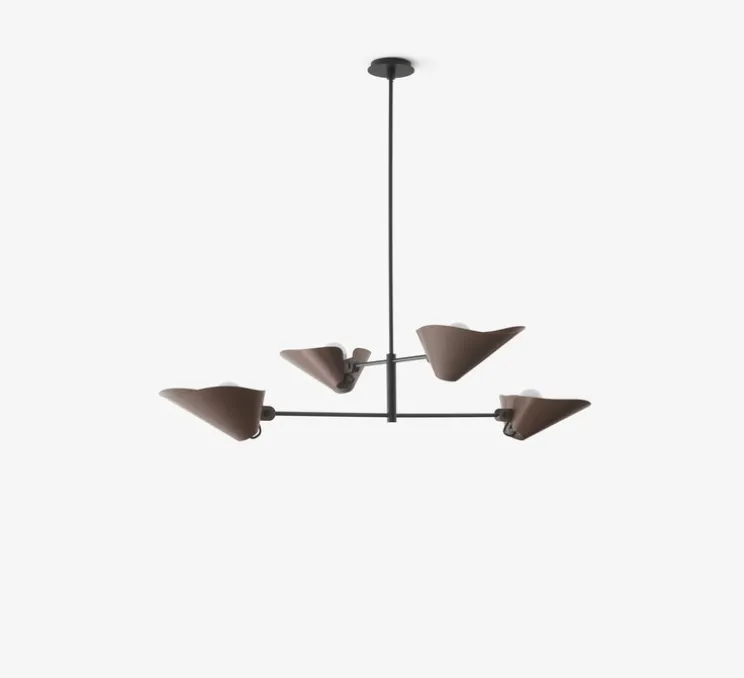 Plafonnier, Bonnet SC92, bronze, noir, Ø100cm, H110cm - Andtradition