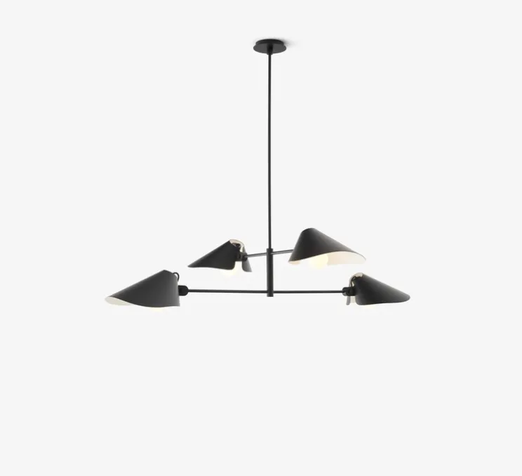 Plafonnier, Bonnet SC92, noir, Ø100cm, H110cm - Andtradition