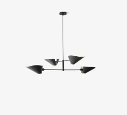 Plafonnier, Bonnet SC92, noir, Ø100cm, H110cm - Andtradition