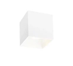 Plafonnier & Spot*Wever&Ducré Plafonnier, Box 1.0 Outdoor, , IP65, LED, 2700K, 580lm, L10cm, H10cm - blanc