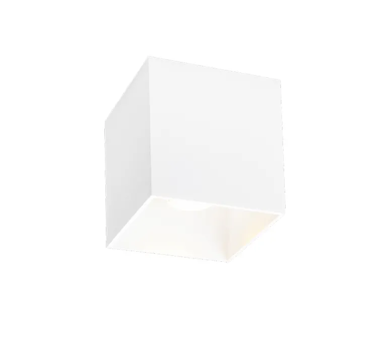 Plafonnier & Spot*Wever&Ducré Plafonnier, Box 1.0 Outdoor, , IP65, LED, 2700K, 580lm, L10cm, H10cm - blanc