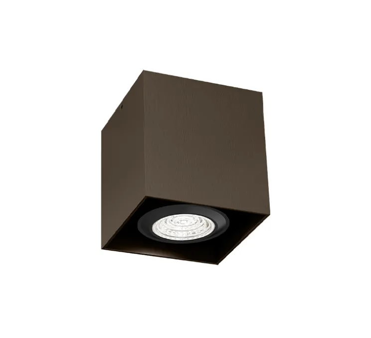 Plafonnier, Box Mini 1.0 PAR16, bronze, L7cm, H7,5cm - Wever&Ducré