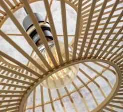 Plafonnier & Spot*Good&Mojo Plafonnier, Bromo L, , Ø60cm, H18cm - naturel