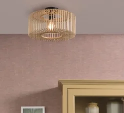 Plafonnier & Spot*Good&Mojo Plafonnier, Bromo S, , Ø40cm, H18cm - naturel