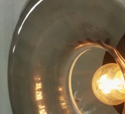 Plafonnier, Brussels, gris anthracite, noir, Ø28cm, H28cm - It's about Romi