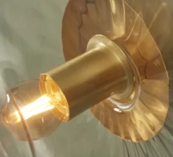 Plafonnier, Brussels, transparent, or, Ø28cm, H28cm - It's about Romi