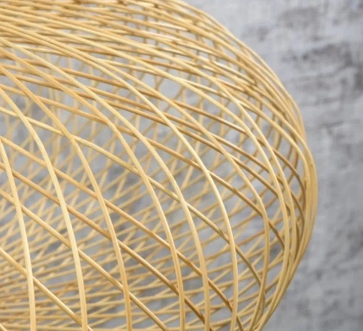 Plafonnier, Cango, naturel, Ø60cm, H25cm - Good&Mojo