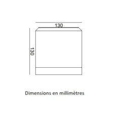 Plafonnier & Spot*Toscot Plafonnier, Carso, , Ø13cm, H13cm - crème