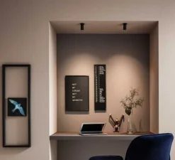 Plafonnier & Spot*Wever&Ducré Plafonnier, Ceno 1.0, , LED, 2700K, 440lm, Ø5cm, H8cm - Wever & Ducré noir