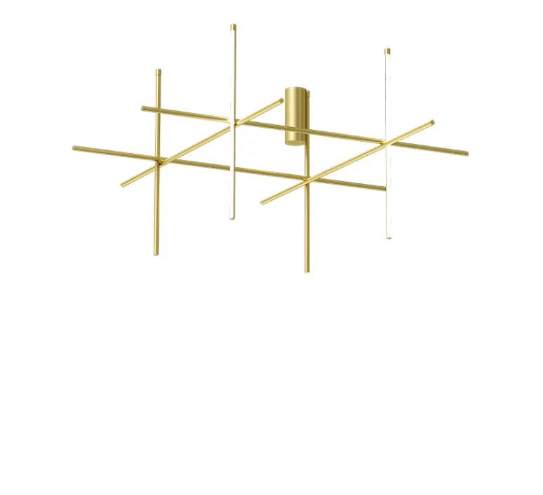 Plafonnier & Spot*Flos Plafonnier, Coordinates Ceiling 4, , LED, 2700K, 8830lm, Ø176,2cm, H95cm - champagne