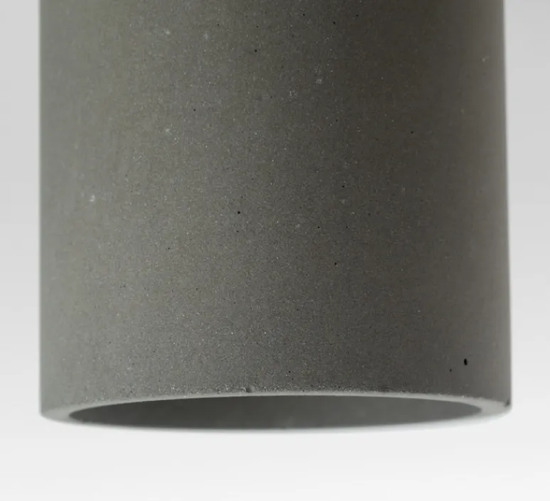 Plafonnier & Spot*Plato Design Plafonnier, Cromia M, , Ø6,5cm, H20cm - Gris foncé