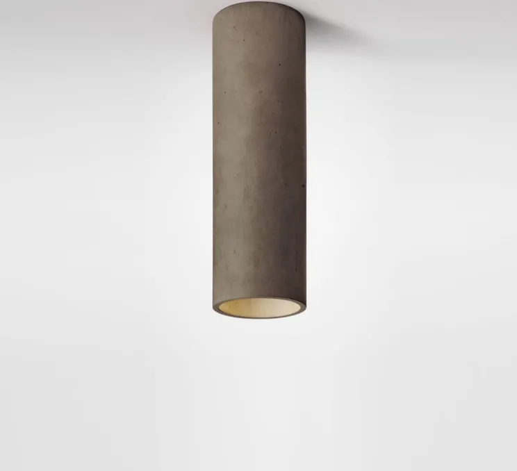 Plafonnier, Cromia M, Marron, Ø6,5cm, H20cm - Plato Design