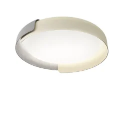 Plafonnier, DALA, sable, béton, LED, dim, 2700k, 4200 lm, Ø58cm, H11cm - KDLN