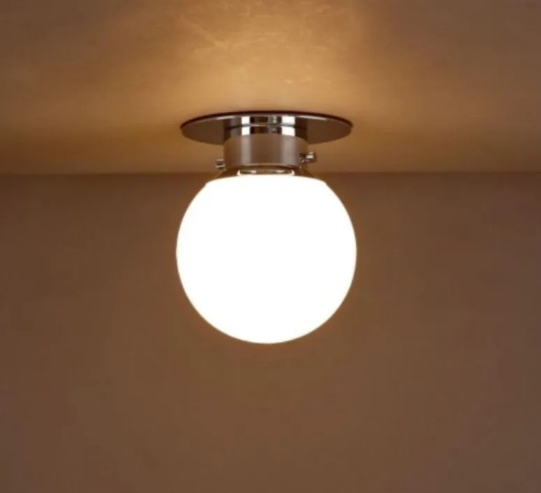 Plafonnier & Spot*Decor Walther Plafonnier de salle de bain, Globe 20, , Ø19cm, H25cm, IP44 - chrome