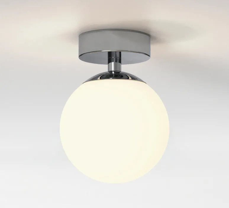 Plafonnier & Spot*Astro Plafonnier, Denver, , IP44, Ø12cm, H16cm - chrome poli