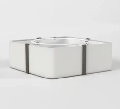 Plafonnier & Spot*Astro Plafonnier, Elba Square 350, , Ø35cm, H13cm - blanc