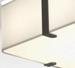 Plafonnier & Spot*Astro Plafonnier, Elba Square 350, , Ø35cm, H13cm - blanc