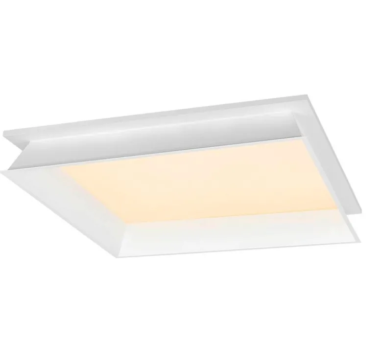 Plafonnier & Spot*SLV Plafonnier encastré, Panel V 600, , LED, 3000-4000K, 4000-4200 lm, L59,5cm, H59,5cm - blanc